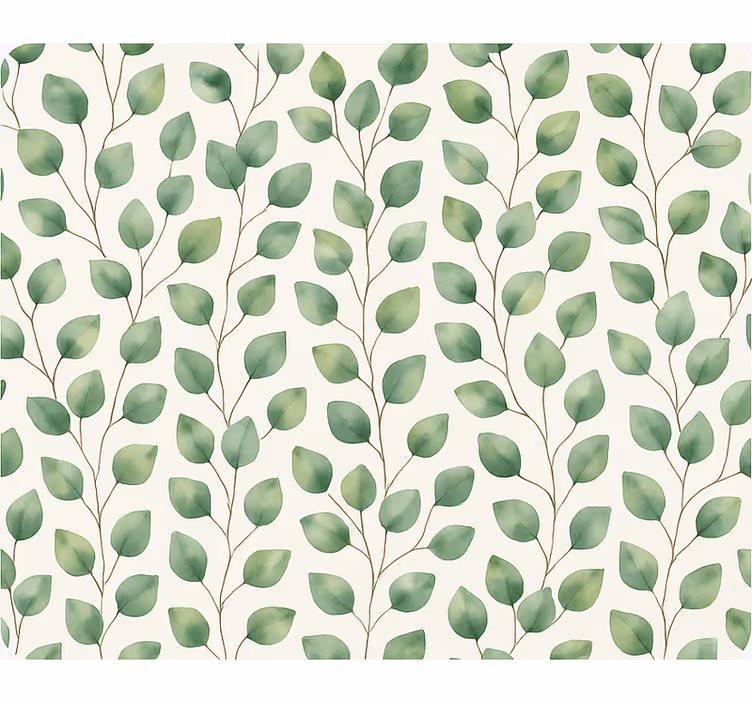 Papel de parede para sala folha da floresta tropical - TenStickers