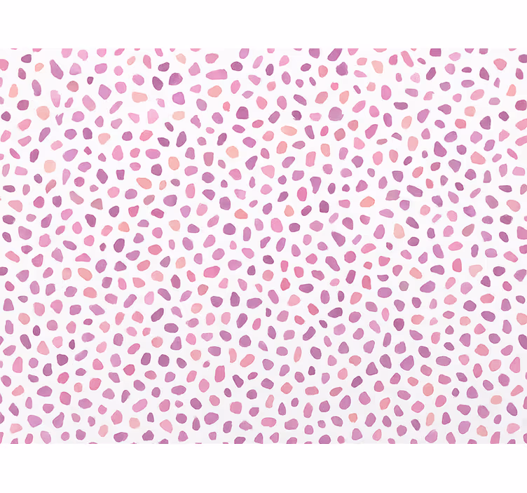Papel de parede abstracto granulado rosa terrazzo - TenStickers