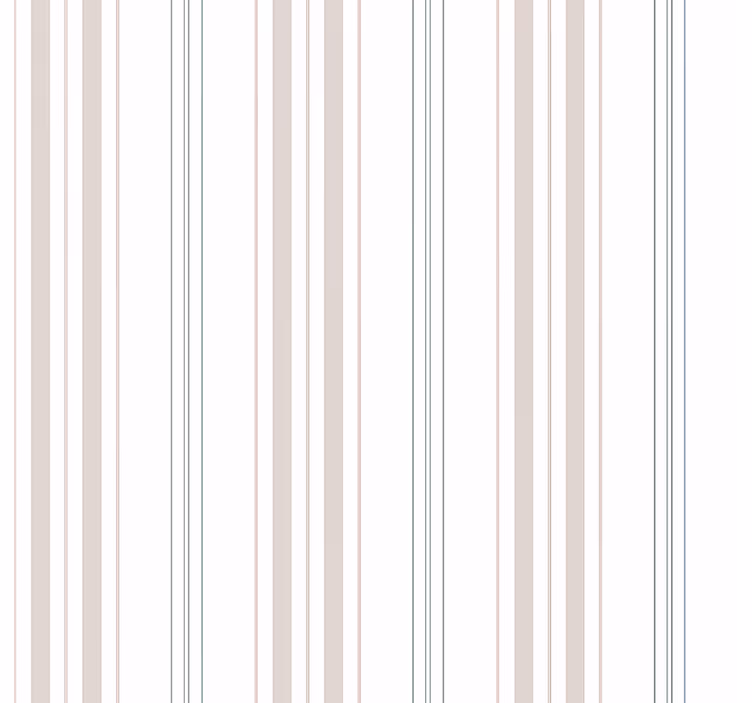 Papel de parede infantil listras finas pastel - TenStickers