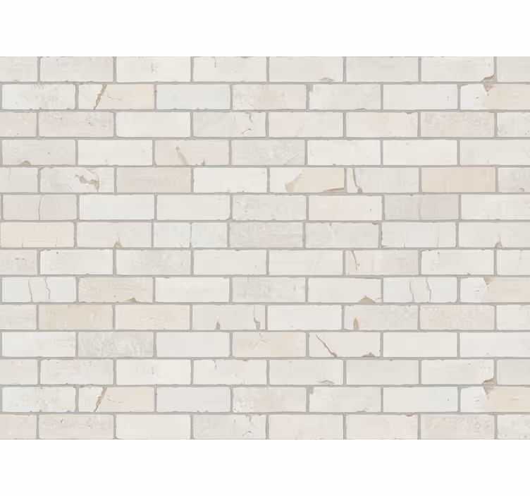 Papel de parede industrial tijolos em cores claras - TenStickers