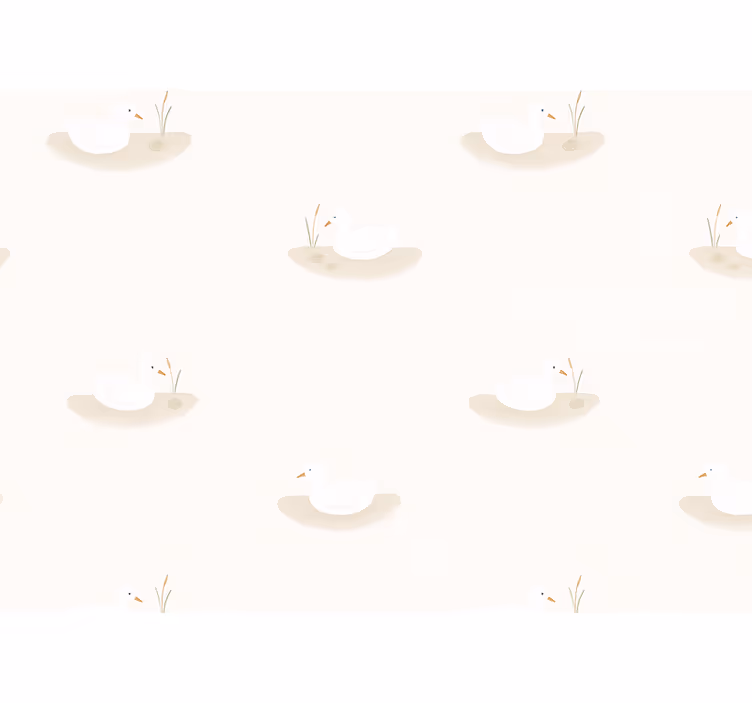Papel de parede pássaros lago do cisne branco quente - TenStickers