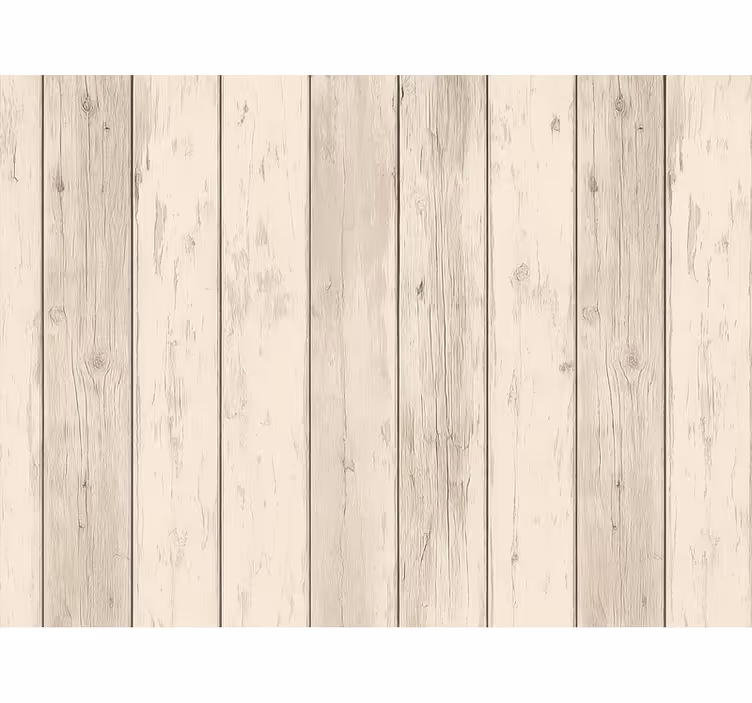 Papel de parede madeira branca aquecida envelhecida - TenStickers