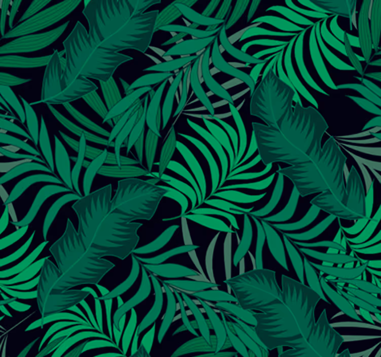 Papel de parede da floresta Chaves da selva - TenStickers
