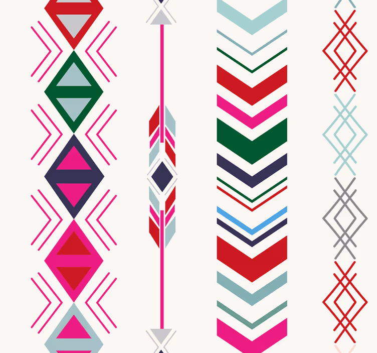 Papel de parede moderno Setas pastel - TenStickers