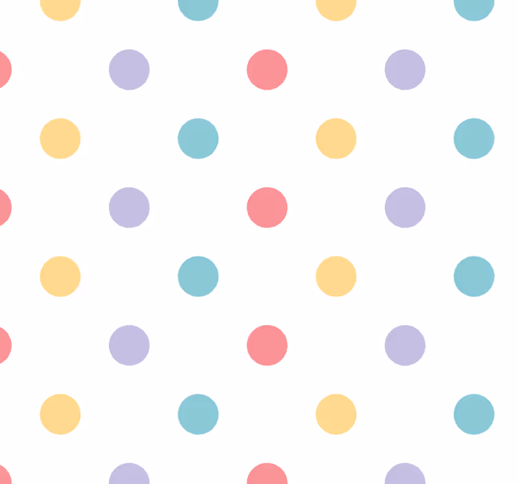 Papel de parede para quarto Confetes coloridos - TenStickers