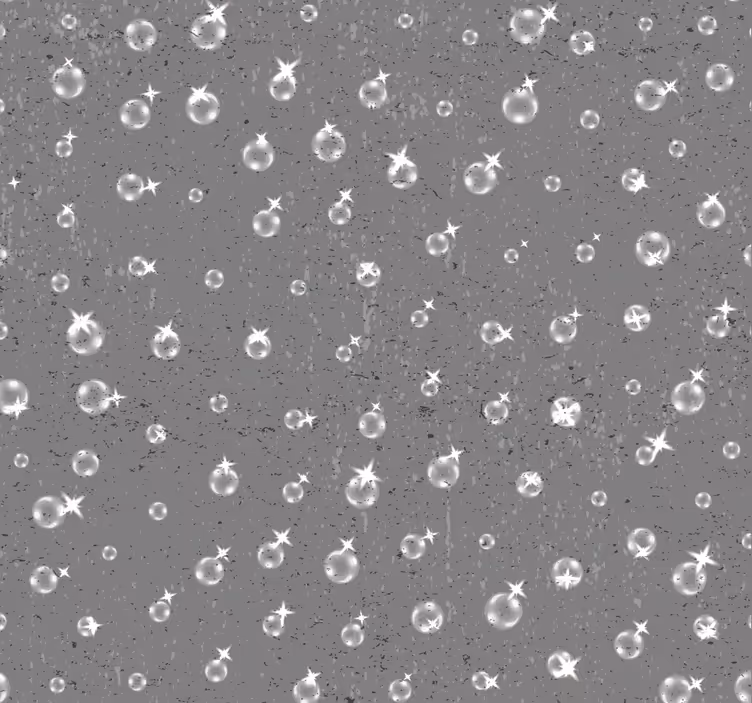 papel de parede betão Pérolas no concreto - TenStickers