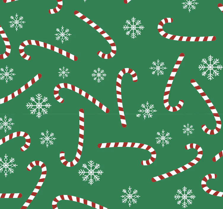papel de parede para quarto Doce de natal - TenStickers