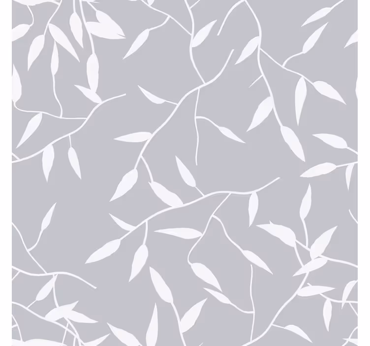 papel de parede moderno Galho branco - TenStickers