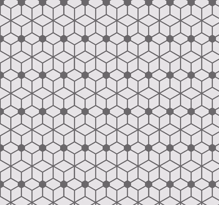 Papel de parede casa de banho Mosaico cinza - TenStickers