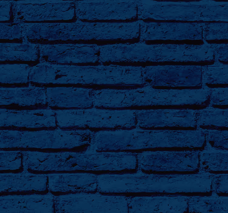 Papel de parede para quarto tijolo Tijolo azul - TenStickers