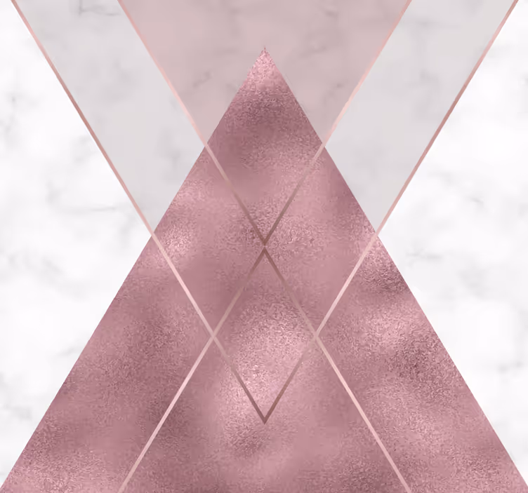 papel de parede mármore Mármore rosa e cinza - TenStickers