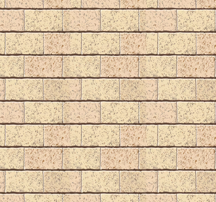 papel de parede tijolo simplicidade do padrão de tijolo - TenStickers