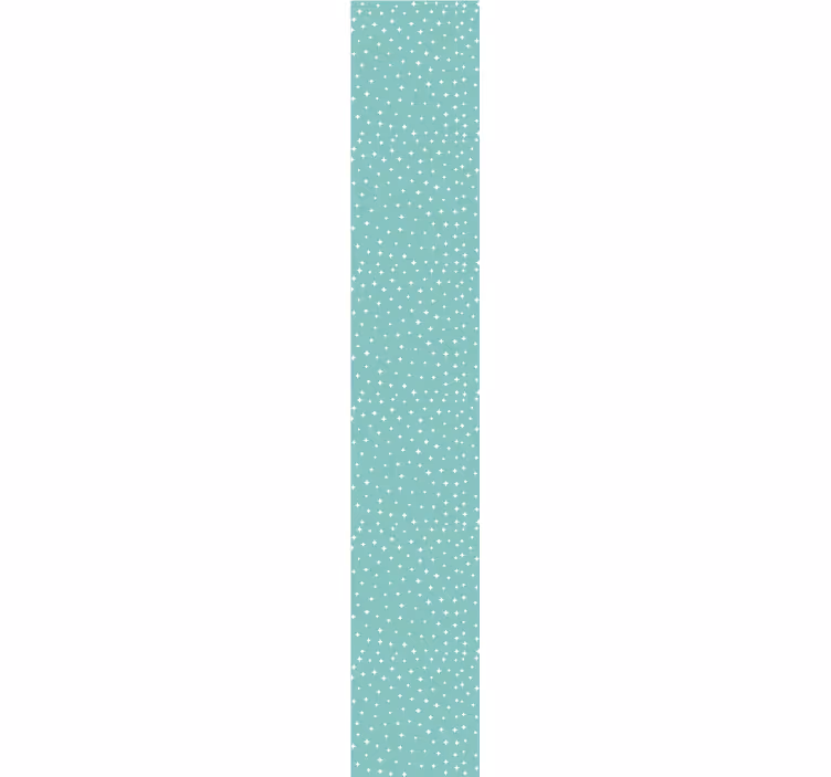 Papel de parede infantil estrela em fundo verde - TenStickers