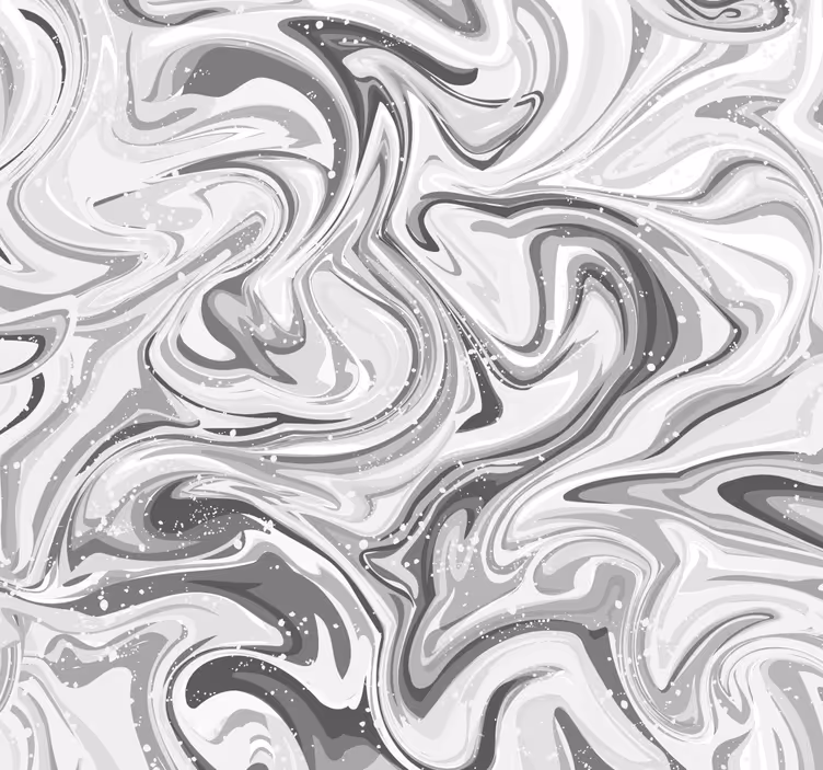 papel de parede mármore Mármore rachado branco e preto clássico - TenStickers