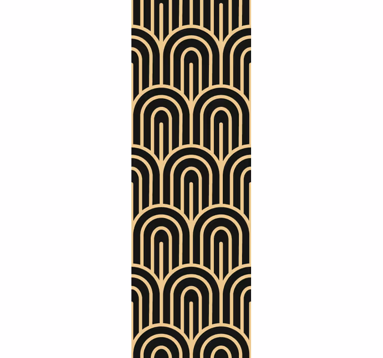 papel de parede formas geométricas arco geométrico - TenStickers