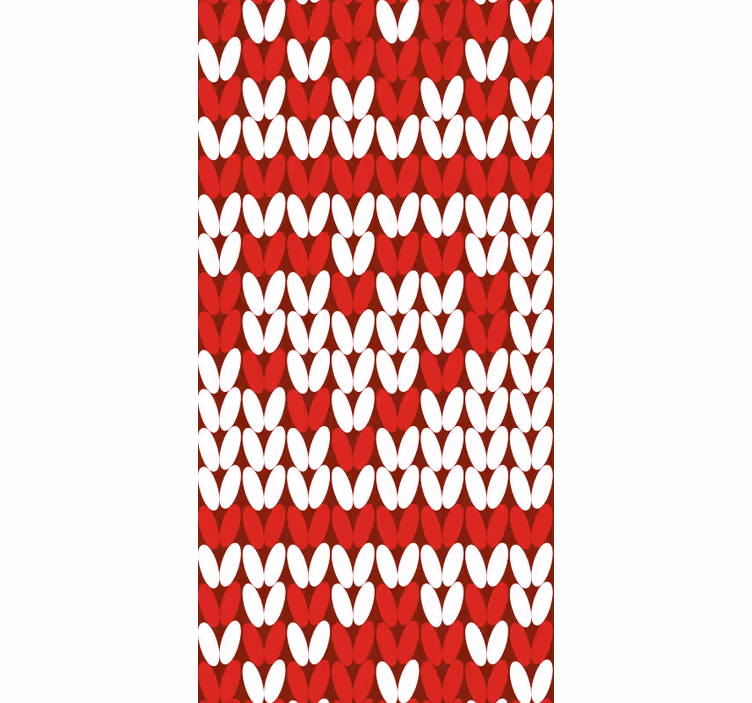 papel de parede para sala Padrão de camisola de natal - TenStickers