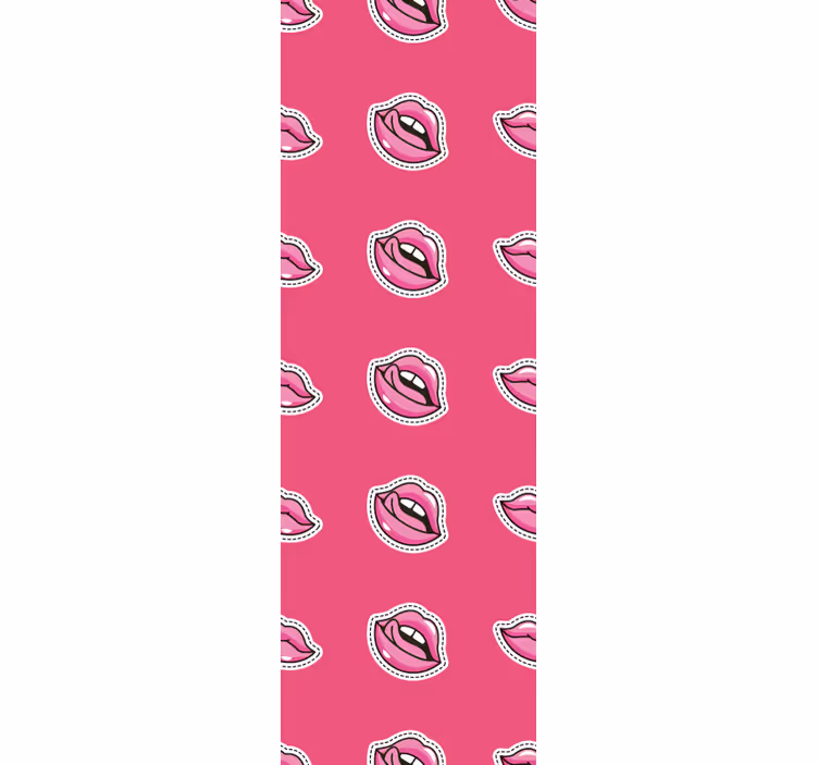 papel de parede moderno Imagem sobre rosa - TenStickers