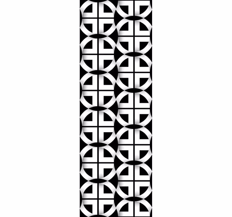 Papel de parede formas geométricas malha circular - TenStickers