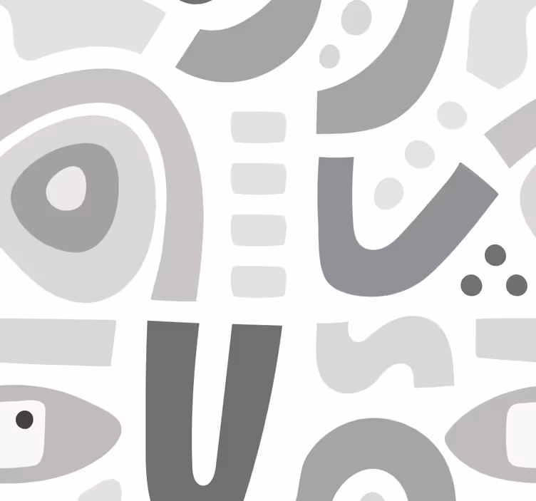 Papel de parede formas geométricas formas abstratas - TenStickers