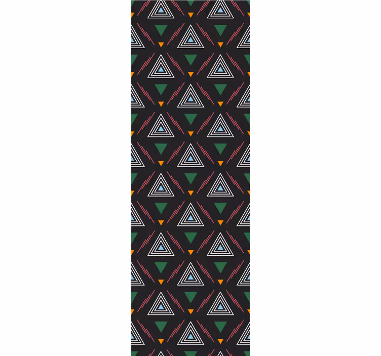 papel de parede triângulos Triângulos boho tribais - TenStickers