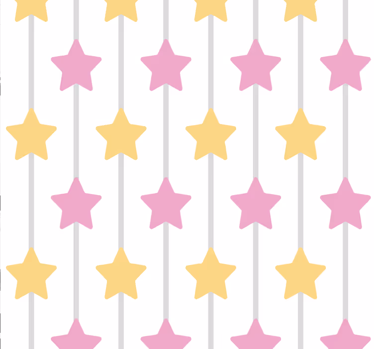 papel de parede estrelas Doçura fenomenal - TenStickers