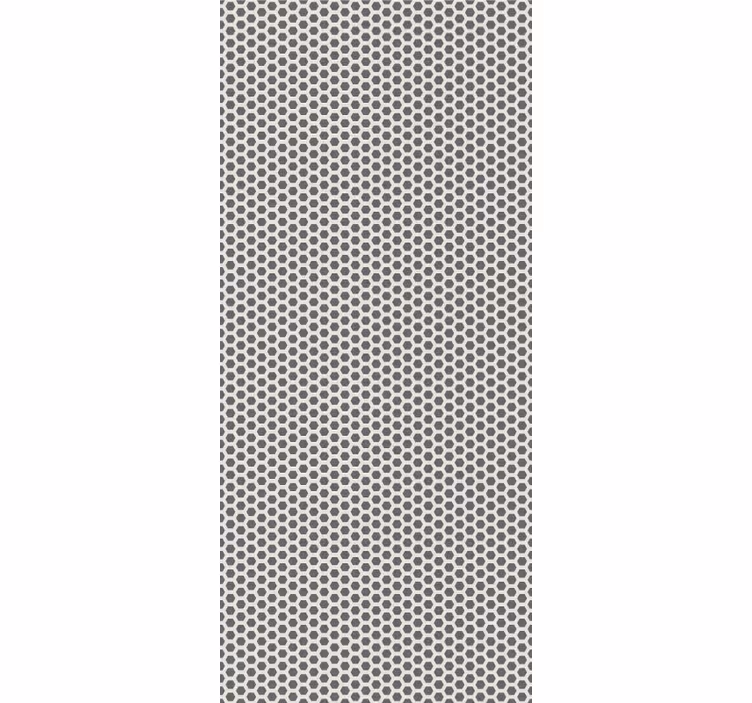 Papel de parede formas geométricas com design de pontos - TenStickers