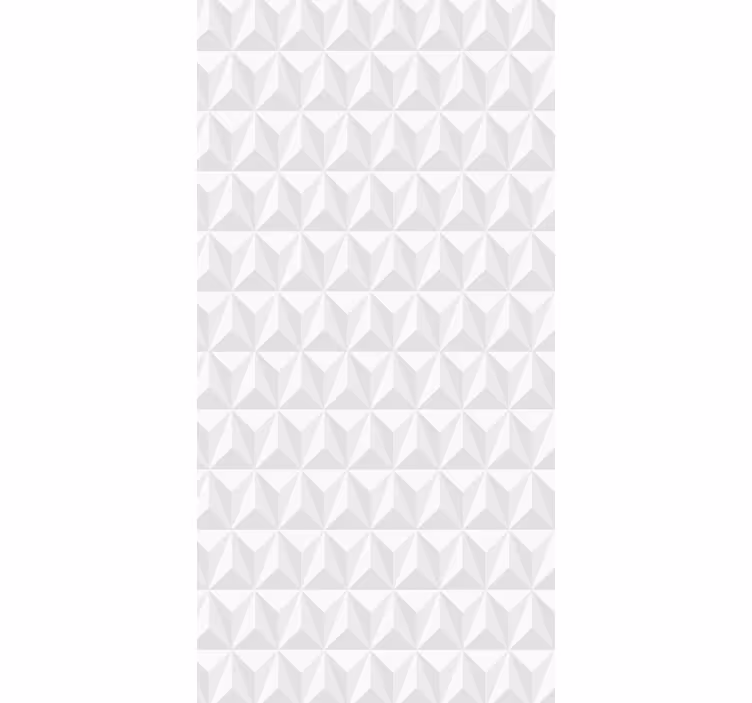 papel parede branco superfície geométrica - TenStickers