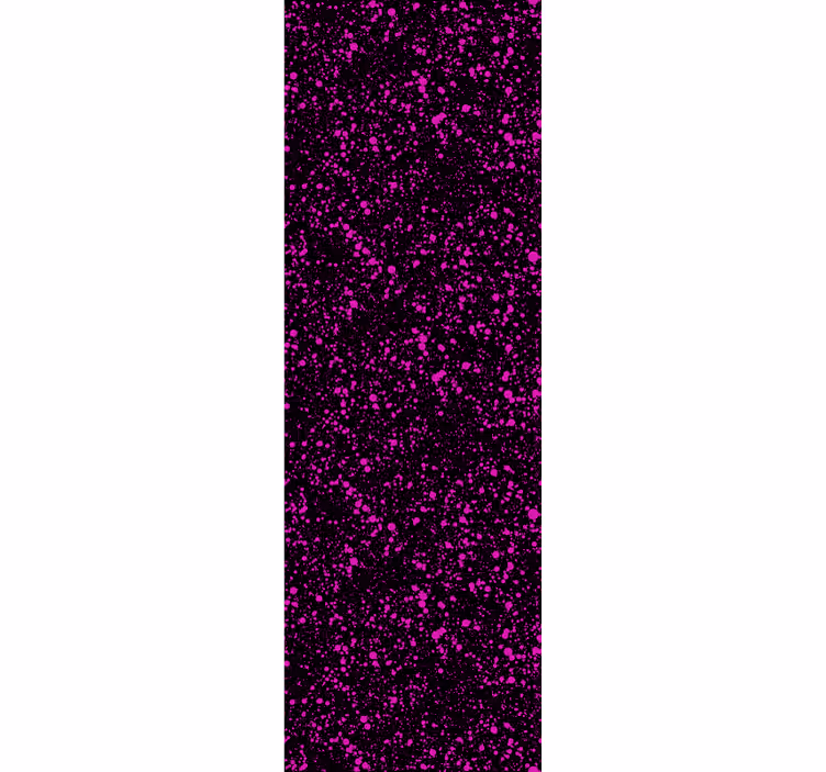 papel de parede artistíco Respingos de tinta preta e rosa - TenStickers