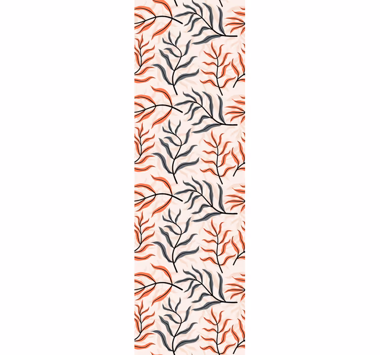 Papel de parede folhas padrão botânico sem costura - TenStickers