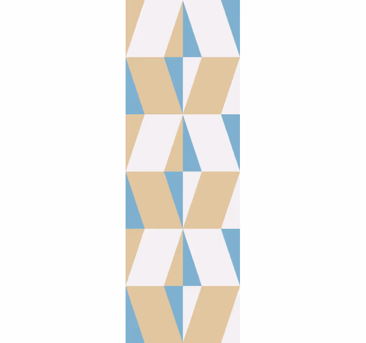 papel de parede formas geométricas motivo triangular - TenStickers