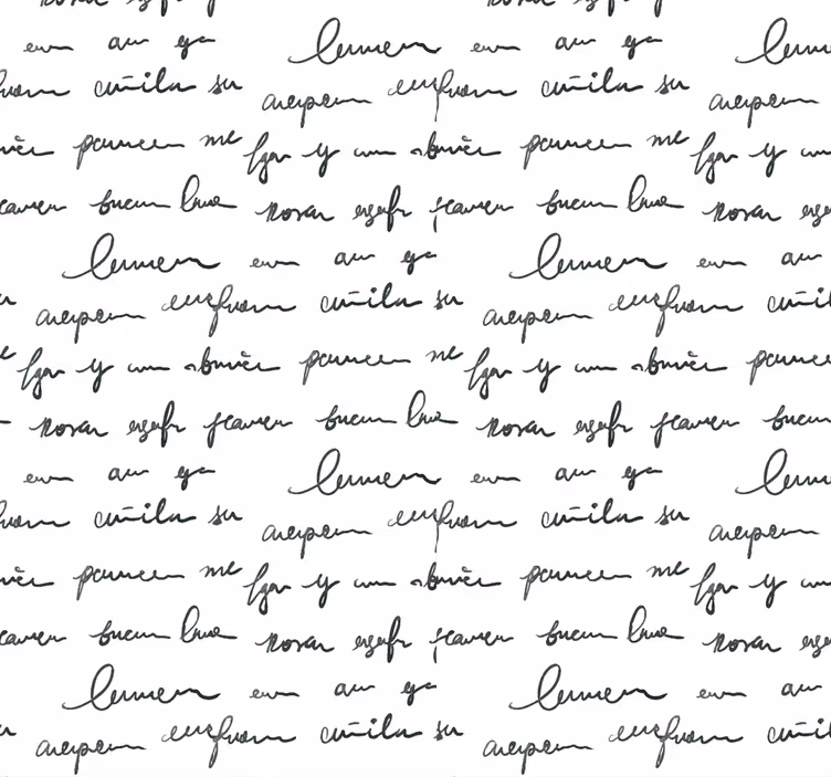 Papel de parede moderno Escritos - TenStickers