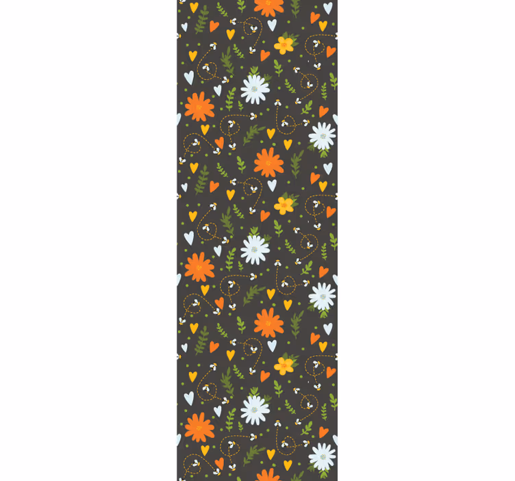 papel de parede flores motivo floral de alegria - TenStickers