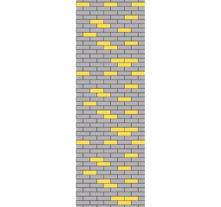 papel de parede tijolo alvenaria contrastante - TenStickers