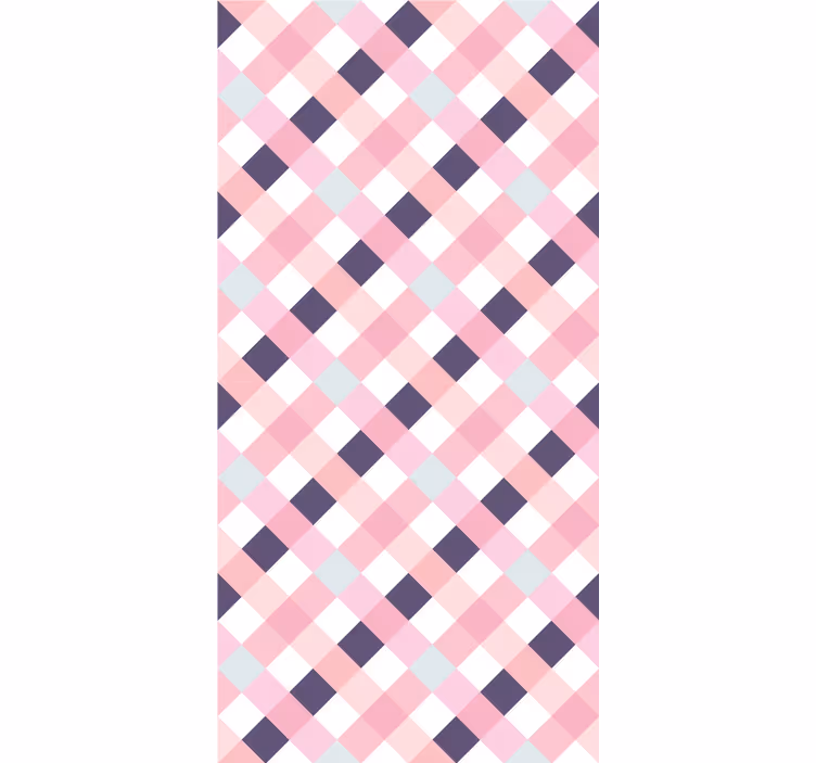 papel de parede formas geométricas padrão de argyle pastel - TenStickers