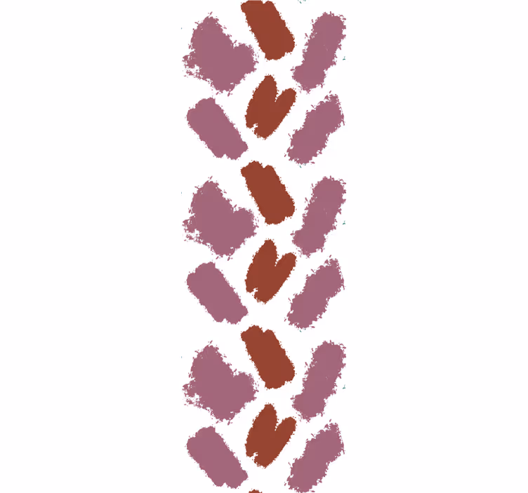 Papel de parede abstracto pinceladas marrons - TenStickers