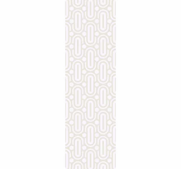 papel de parede formas geométricas padrão de corrente ligada - TenStickers