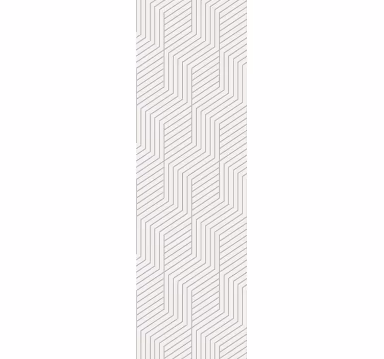 Papel de parede formas geométricas padrão labirinto linear - TenStickers