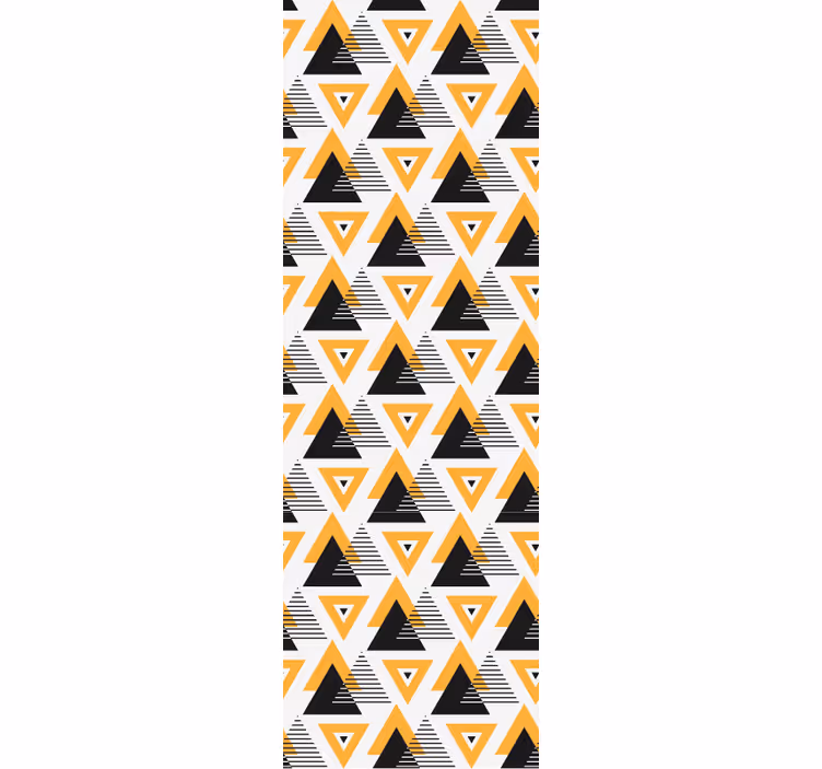 Papel de parede formas geométricas fusão de triângulos - TenStickers