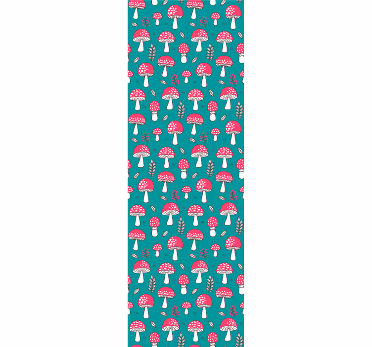 Papel de parede natureza padrão de fungos florestais - TenStickers