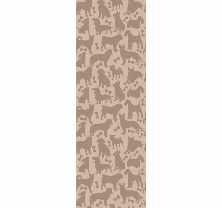 Papel de parede cães motivos felinos - TenStickers