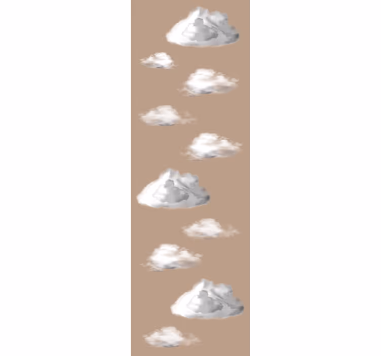 Papel de parede natureza padrão de céu nublado - TenStickers