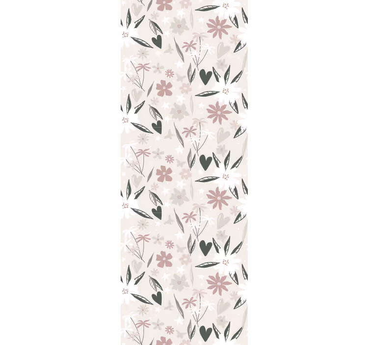 papel de parede flores floral botânico - TenStickers