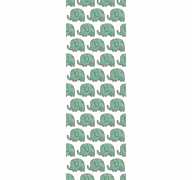 Papel de parede elefantes elefantes encantadores - TenStickers