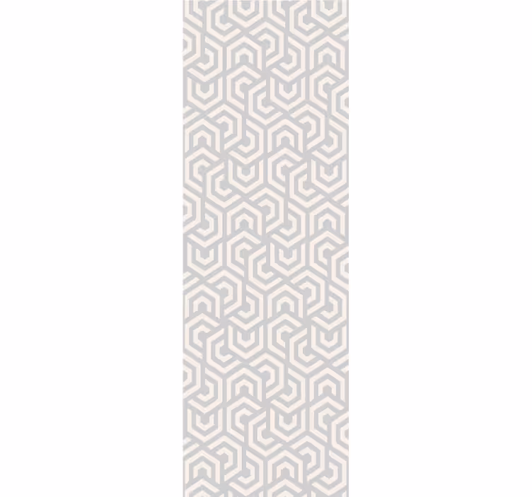 papel de parede formas geométricas padrão labiríntico - TenStickers