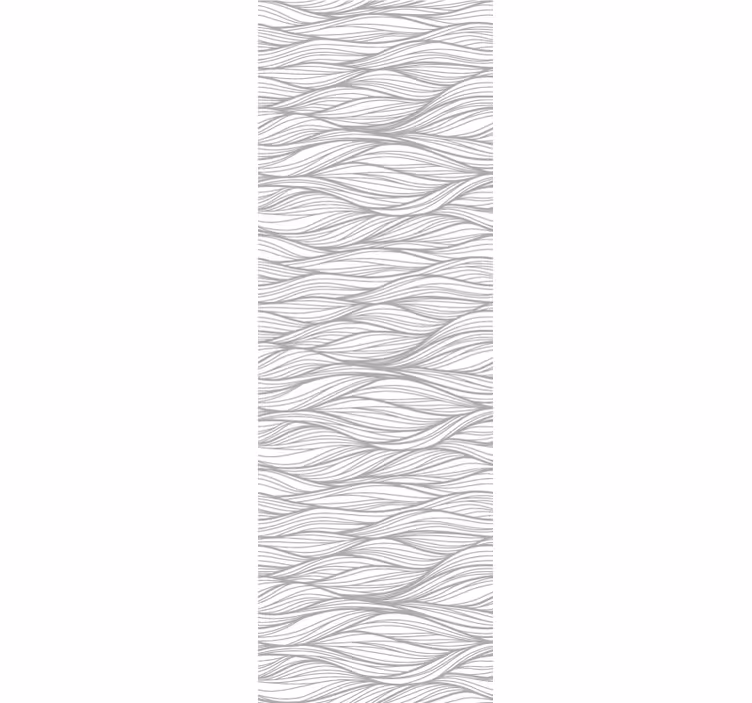 Papel de parede abstracto linhas onduladas - TenStickers