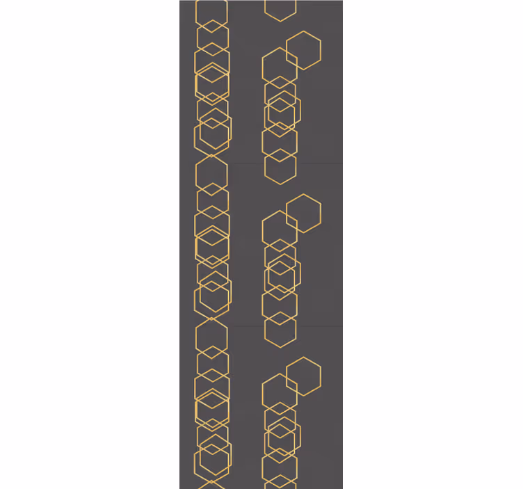 papel de parede formas geométricas desenho linear geométrico - TenStickers