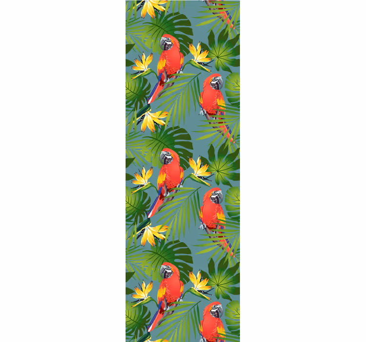 Papel de parede papagaio exibição de papagaios tropicais - TenStickers