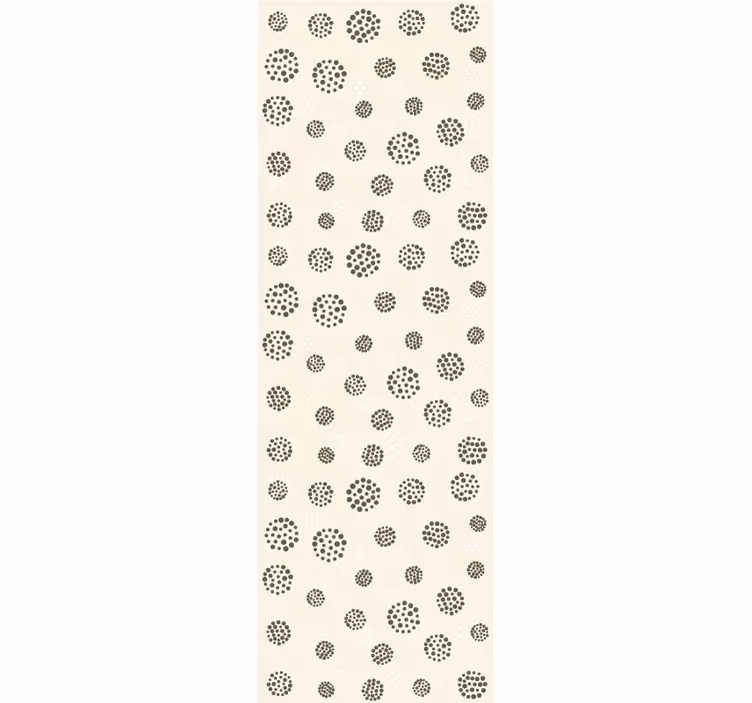 Papel de parede círculos e bolinhas tema padrão de pontos - TenStickers