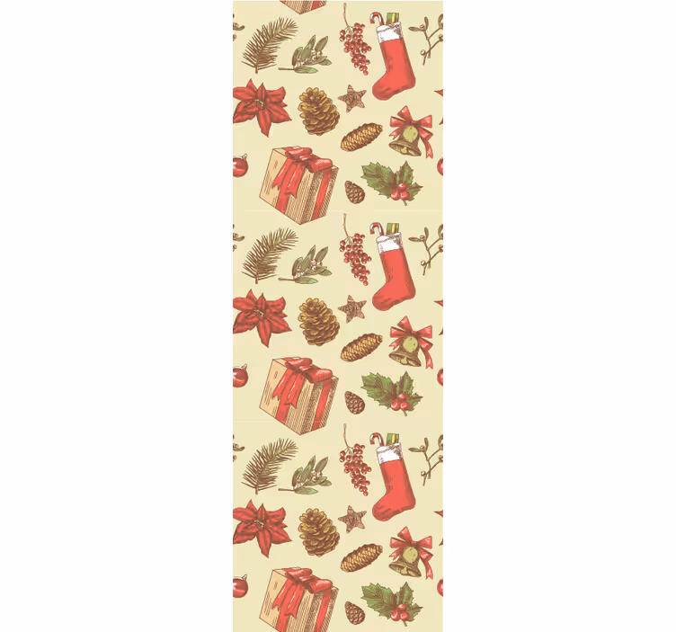 Papel de parede Natal design festivo de natal - TenStickers