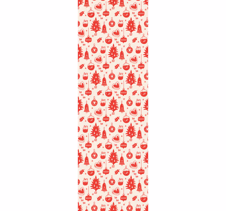 Papel de parede Natal padrões de época festiva - TenStickers